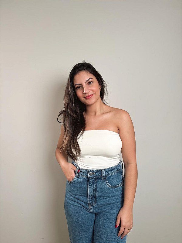 blusa mary off white