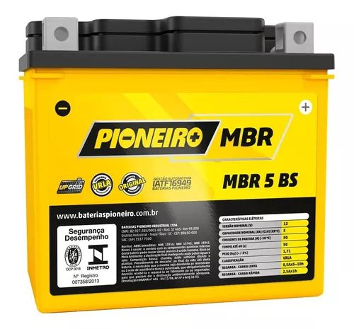 Bateria Pioneiro Honda Elite 125 Todas
