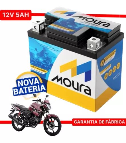 Bateria Moura Yamaha Fazer 150/ Fazer 125/ Fz15 Abs