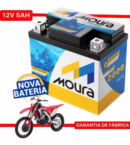 Bateria Moto Moura Honda Crf 230 / Crf 250 Todos Anos