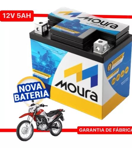 Bateria Moura Honda Bros 125 / Bros 150 /bros 160 /mix Flex