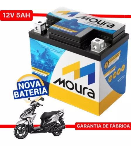 Bateria Moura Honda Elite 150 Todas