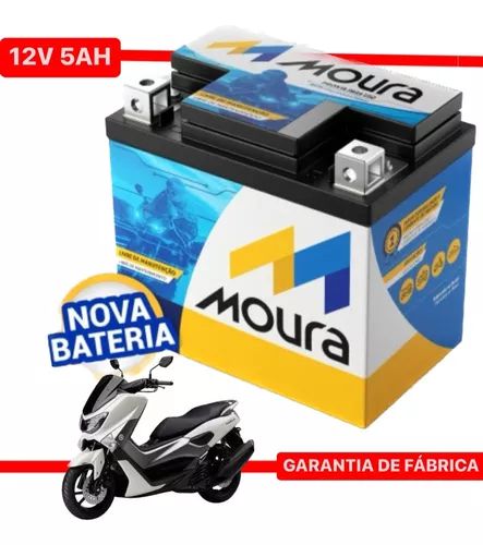 Bateria Moto Moura Yamaha Scooter N-max 160 Todos Anos