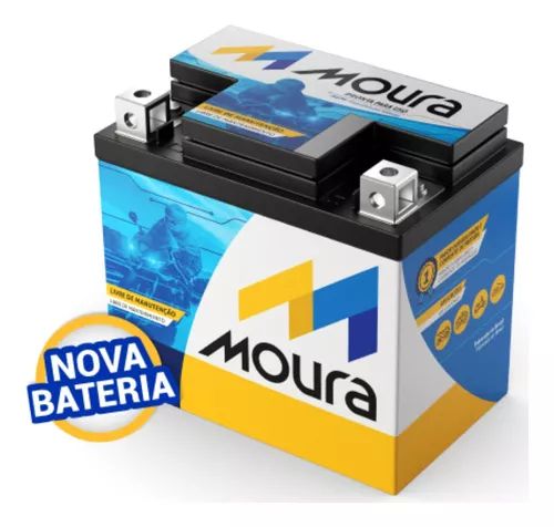 Bateria Moura12v6ah Honda Cbx Twister 250 2004 Até 2008