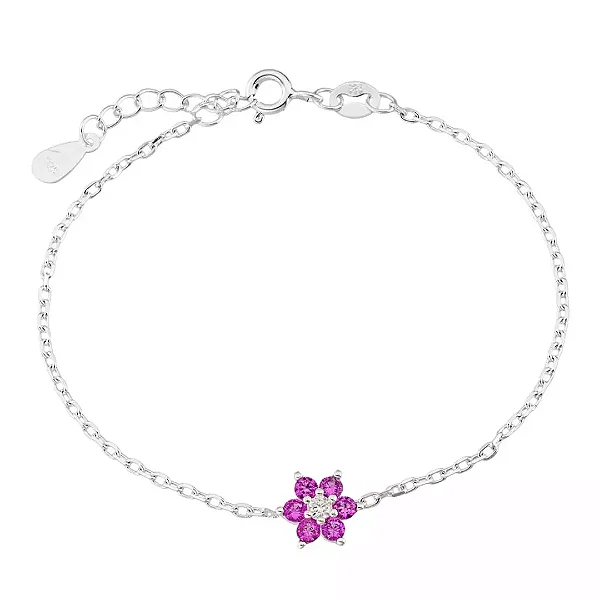 Pulseira Flor luxo