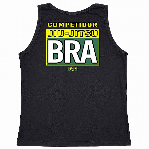 REGATA JIU JITSU BRASILEIRO - PRETO ESTONADO