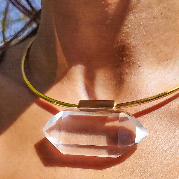 Colar Singapura Premium - Personalizável- Cristal Biterminado Premium