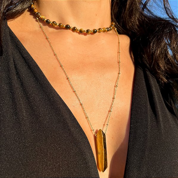 Duo Colar Aire + Gargantilha Caraíva - Aço Inoxidável - versões variadas