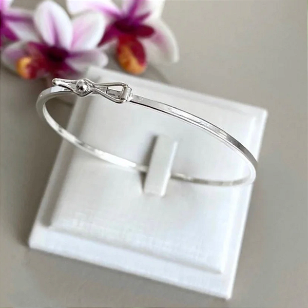 Bracelete Fio Quadrado em Prata 925