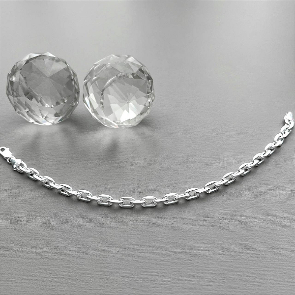 Pulseira Cartier Redonda – 5,5 mm | 21 cm – Prata 925