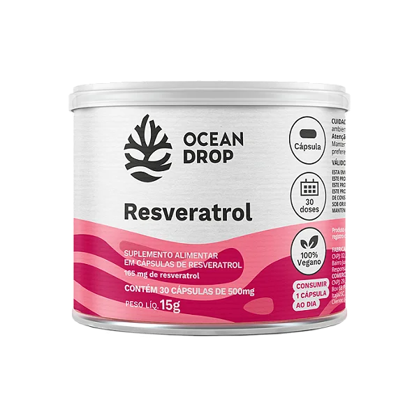 Resveratrol Ocean Drop Equilíbrio Produtos de BemEstar