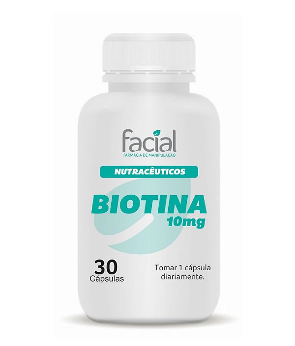 Biotina 10mg 30 Cápsulas