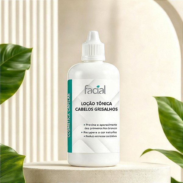 Tônico Capilar Anti-Grisalhos – Prevenção e Resgate da Cor Natural 60ml
