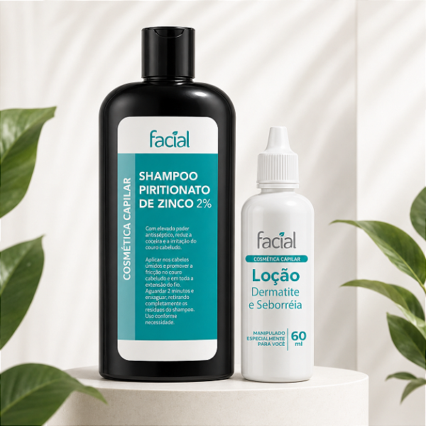 Combo Terapia Intensiva: Shampoo + Loção Anticaspa e Dermatite Seborreica