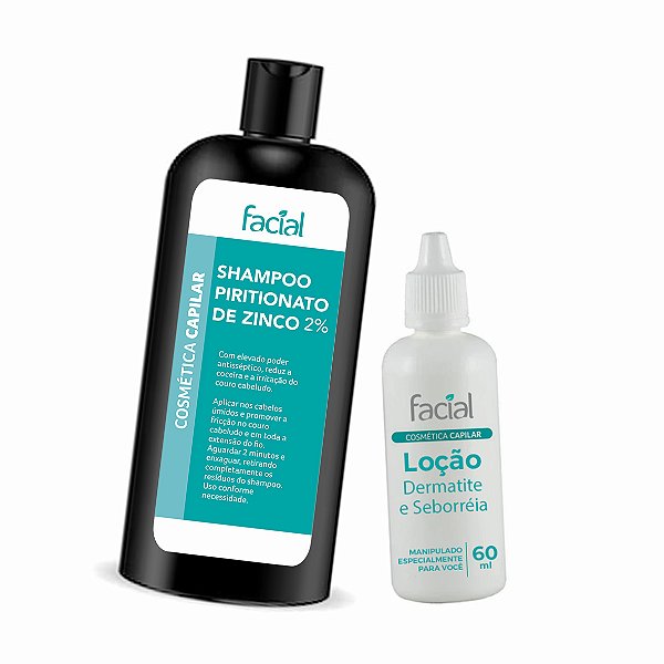 Combo anticaspa e Dermatite Seborréica - Shampoo + Loção