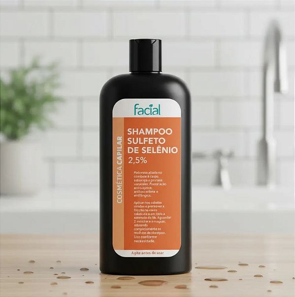 Shampoo Anti Caspa Com Sulfeto De Selênio 2,5% 200ml