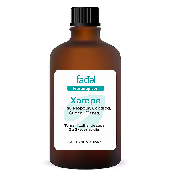 Xarope Expectorante com Guaco, Mel, Própolis, Copaíba e Menta  150ml.