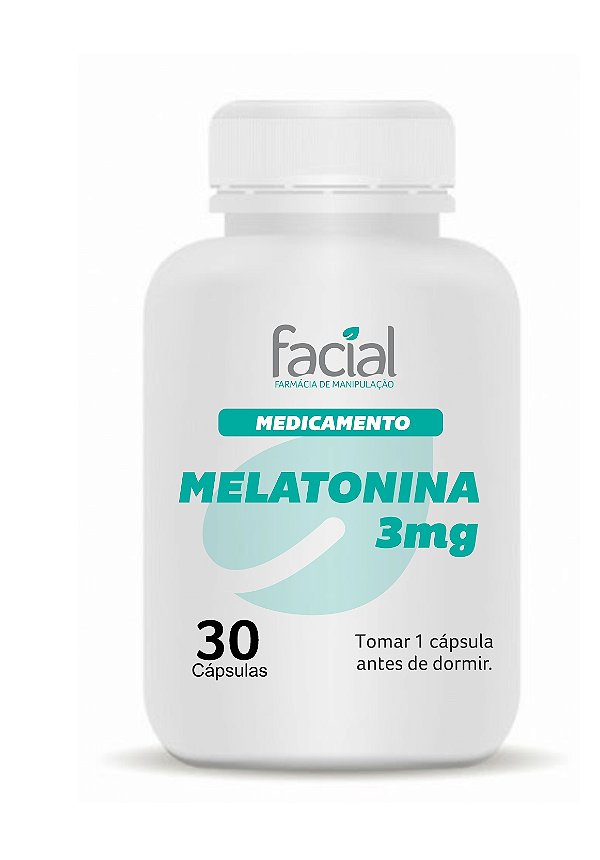 Melatonina 3mg - 30 Cápsulas