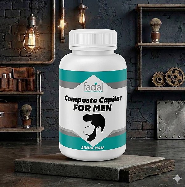 Composto Capilar FOR MEN - 30 cápsulas