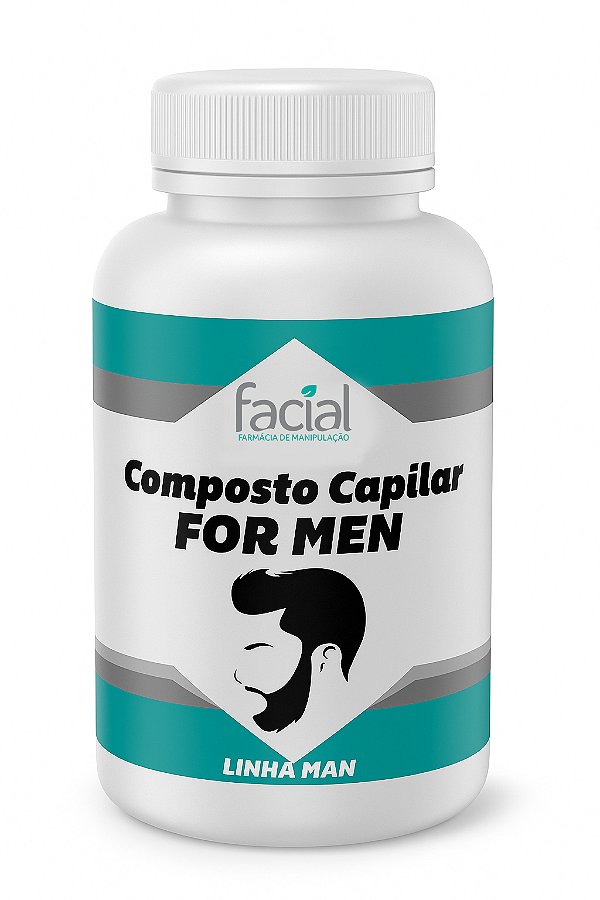 Composto Capilar FOR MEN - 30 cápsulas