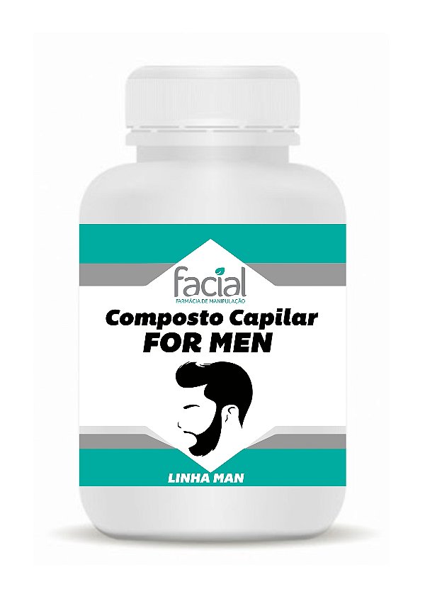 Composto Capilar FOR MEN - 30 cápsulas