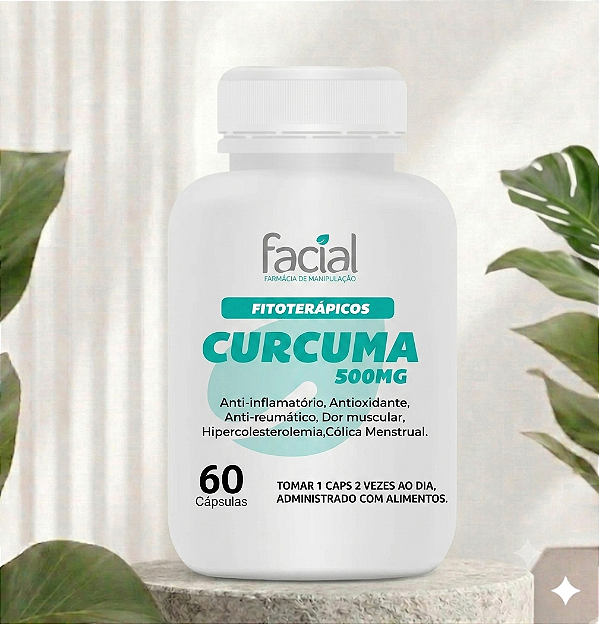 Curcuma 500mg 60 cápsulas