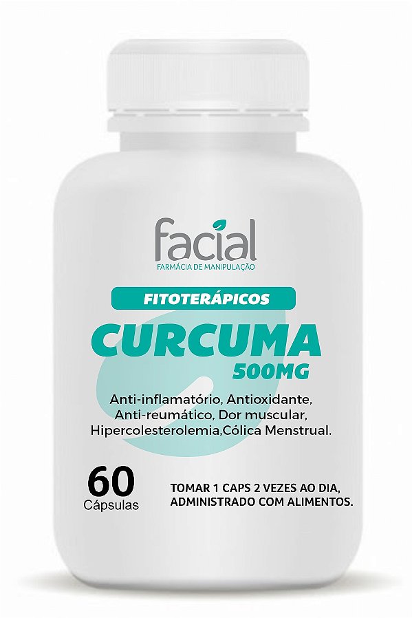 Curcuma 500mg 60 cápsulas