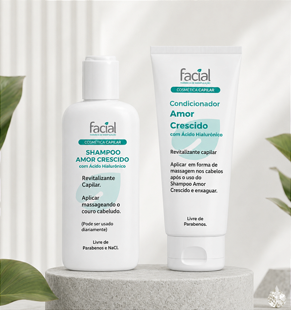 Shampoo e Condicionador Amor Crescido - REVITALIZANTE CAPILAR