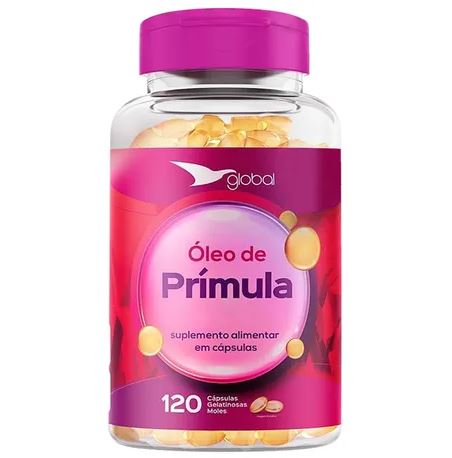 Óleo de Prímula Suplementos alimentar em cápsulas 120 Cápsulas