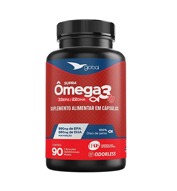 Supra Ômega 33 Epa / 22 Dha - 90 Cápsulas Sabor (natural)