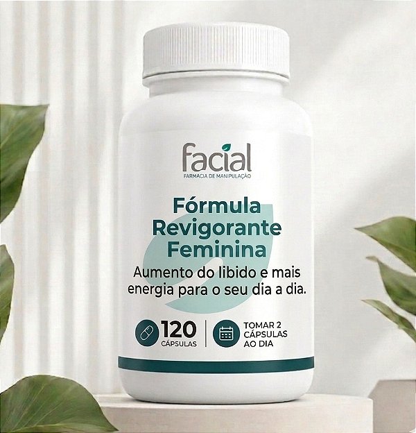 Fórmula Revigorante Feminina - Aumento do libido e mais energia (120 Cápsulas)