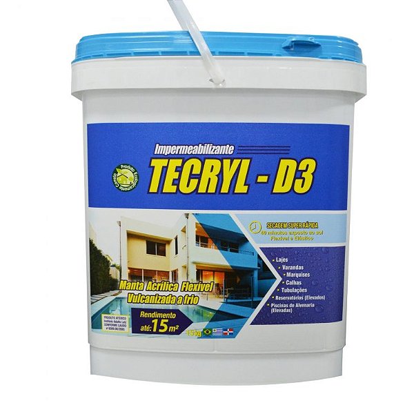 Tecryl - D3 Cinza Balde 15kg