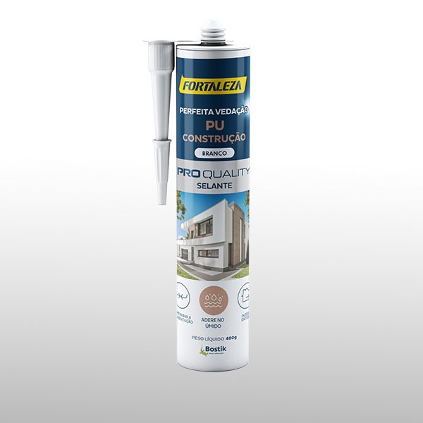 Selante PU Construção Fortaleza - Cinza - Cartucho 400g