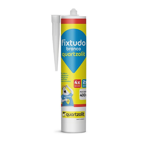 Fixtudo Branco Quartzolit Cartucho 400g