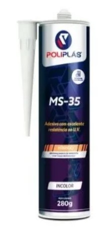 Poliplas MS 35 Incolor Cartucho 280gr