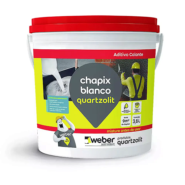 Chapix Blanco Quartzolit - Galão 3,6L