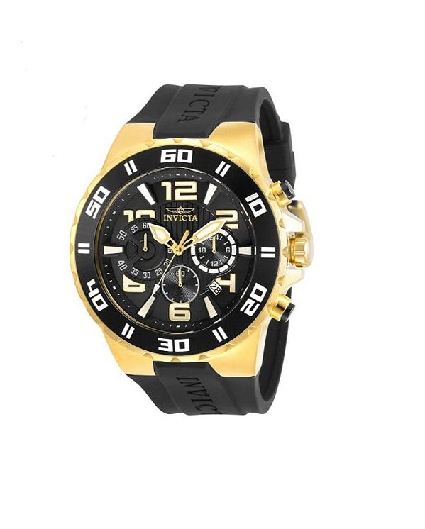 relógio invicta ouro maciço