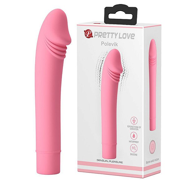 Vibrador Estimulador De Ponto G Com 10 Modos De Vibração - POLEVIK PRETTY LOVE