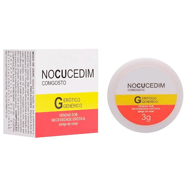 Pomada Excitante Unissex 3g - Segred Love Nocucedim