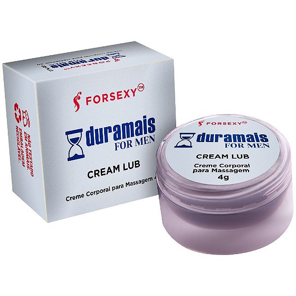 Pomada Cream Lub Duramais Retardante Masculino 4g - For Sexy