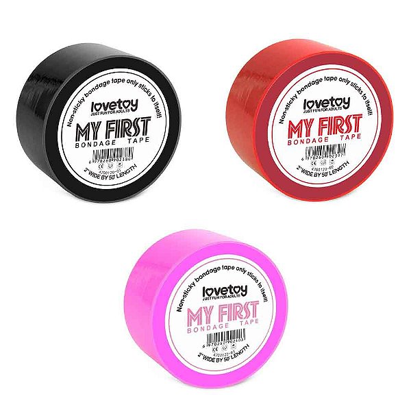 Fita Autoadesiva Para Bondage - Lovetoy My First Pleasure Tape