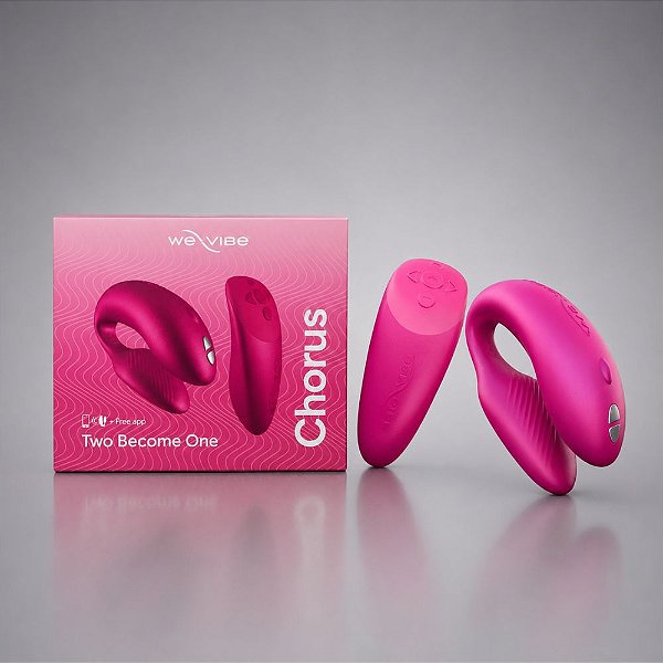 Vibrador para Casal Com Controle Por Aplicativo Rosa - We-Vibe Chorus