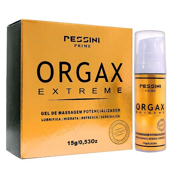 Pessini Orgax Extreme - Gel Potencializador de Orgasmo que Lubrifica, Refresca, Hidrata e Sensibiliza - 15g