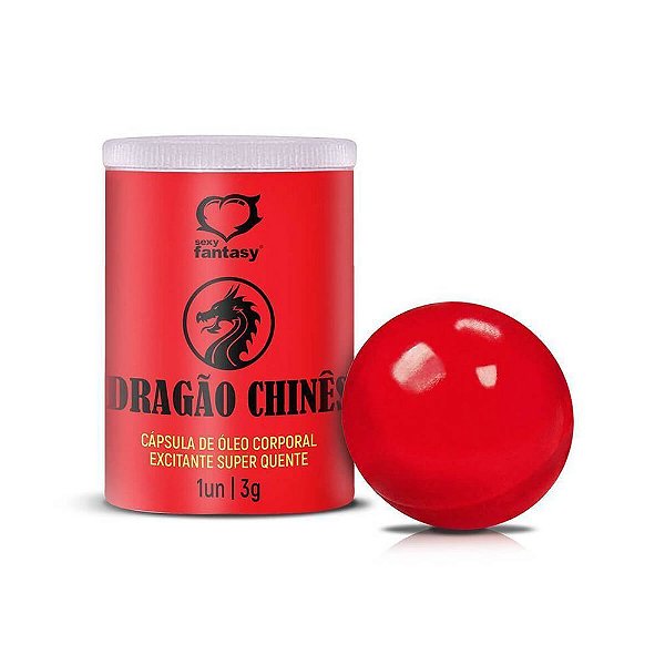 Bolinha Explosiva Com Efeito Que Esquenta 3G - Sexy Fantasy Dragão Chinês