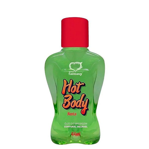 Oleo De Massagem Beijavel Sabor Menta Hot Body - Sexy Fantasy