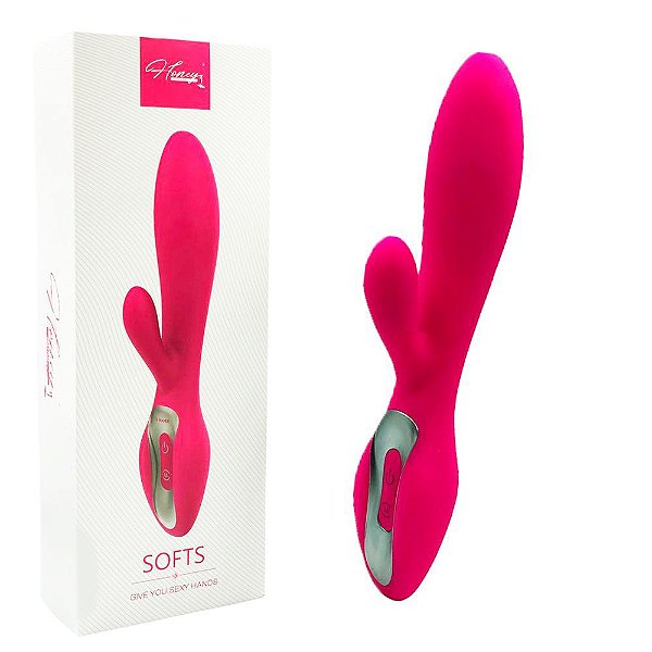 Vibrador De Ponto G E Clitóris Recarregável -S-HANDE SOFTS.