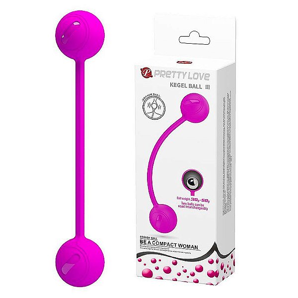 Bolas De Pompoarismo Com Pesos Internos - Kegel Ball III Pretty Love