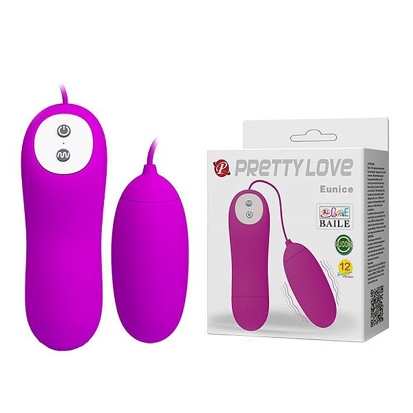 Bullet Cápsula Vibratória 12 Modos Vibração - Pretty Love Eunice
