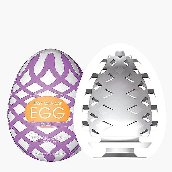 Egg Ona-Cap Mesh - Masturbador Masculino Em Formato De Ovo | Magical Kiss