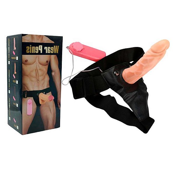 Cinta Peniana Com Capa Vibratoria Multivelocidade - WEAR PENIS